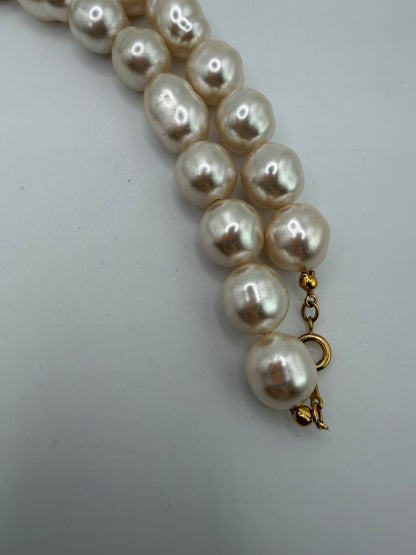 Vintage Kenneth Jay Lane Baroque Pearl '80s Dream Queen Necklace