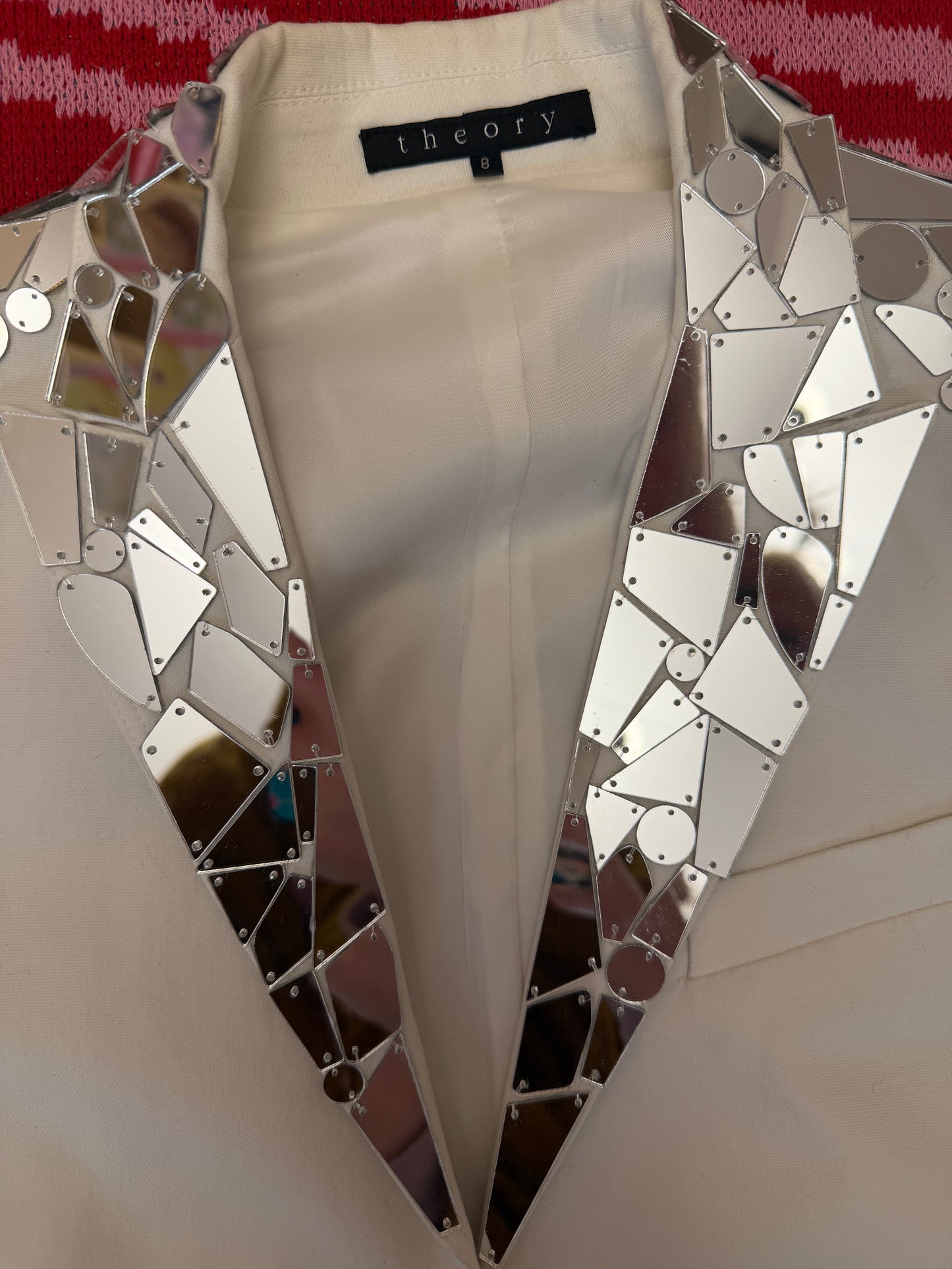 Cyndi Lauper's Custom One-of-a-Kind Theory Mirrored Jacket