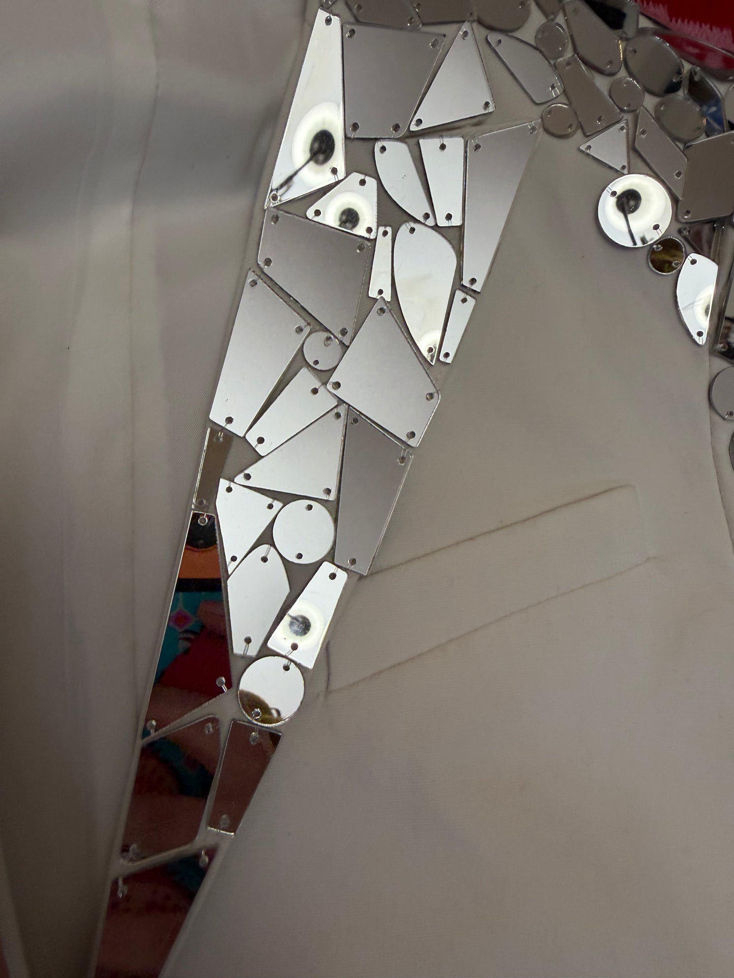 Cyndi Lauper's Custom One-of-a-Kind Theory Mirrored Jacket