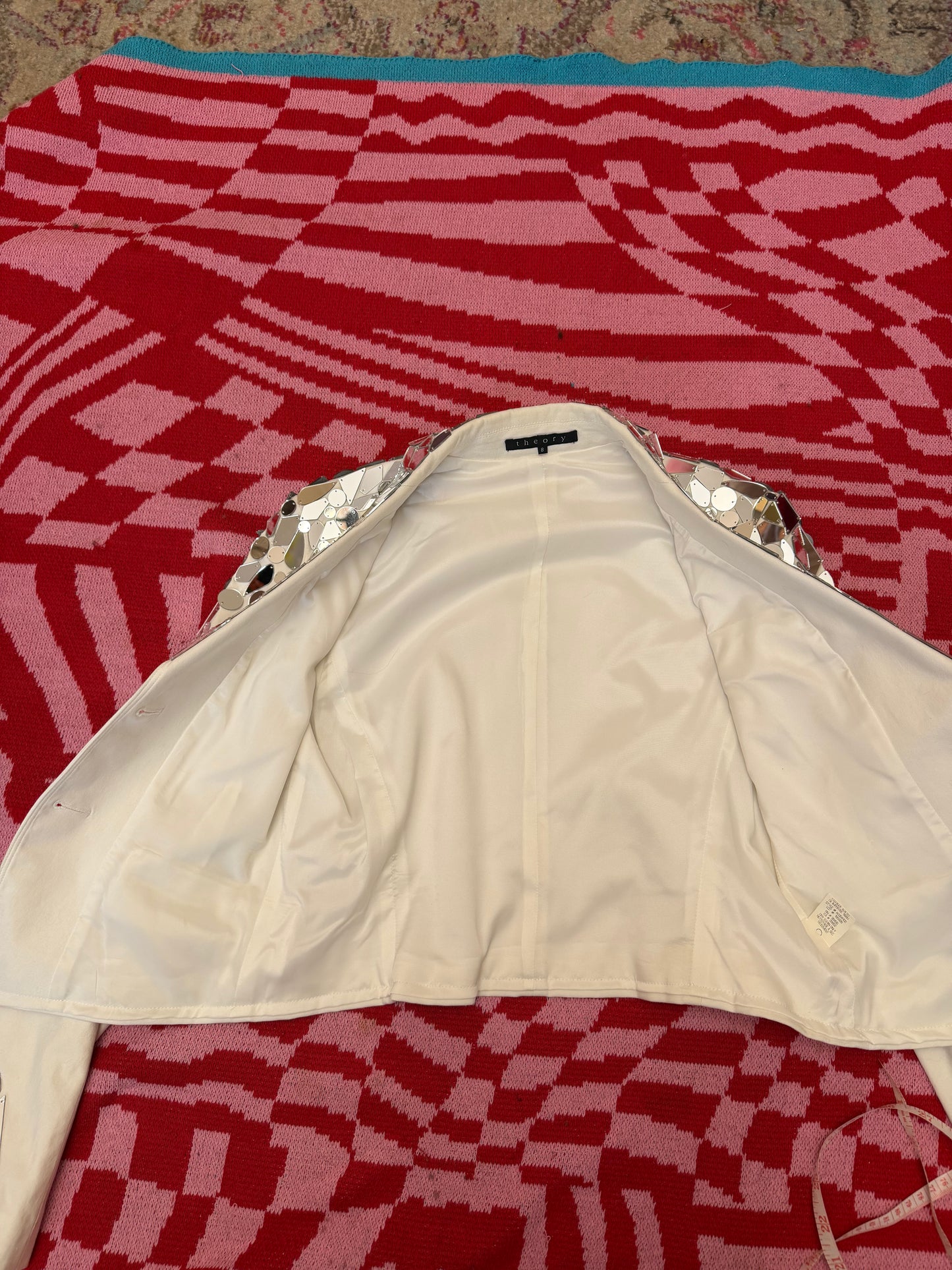 Cyndi Lauper's Custom One-of-a-Kind Theory Mirrored Jacket