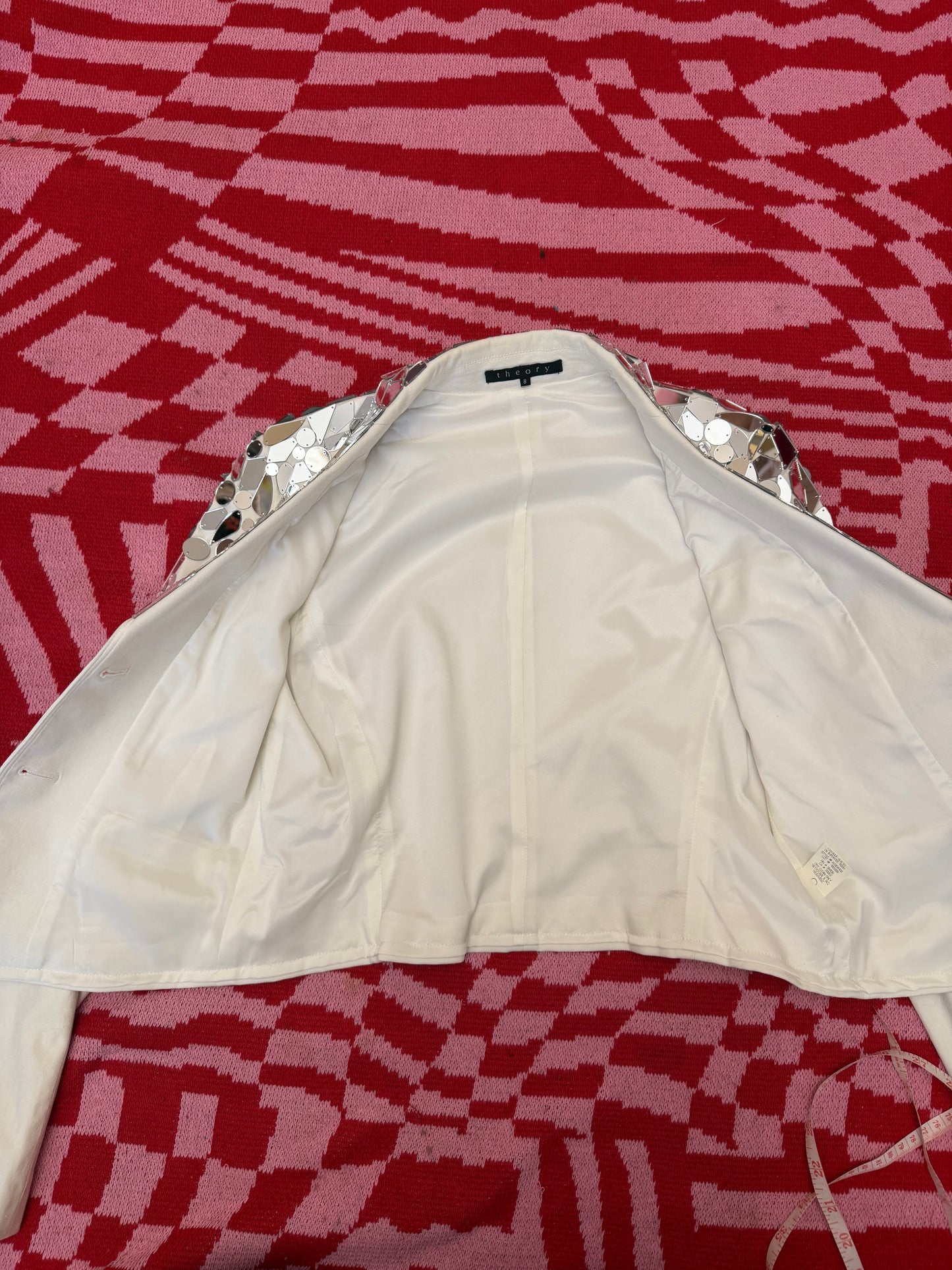 Cyndi Lauper's Custom One-of-a-Kind Theory Mirrored Jacket
