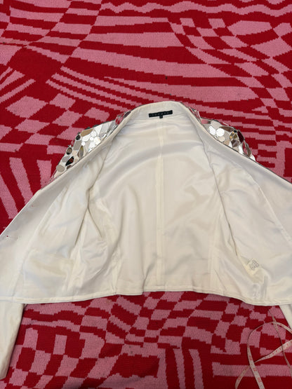 Cyndi Lauper's Custom One-of-a-Kind Theory Mirrored Jacket