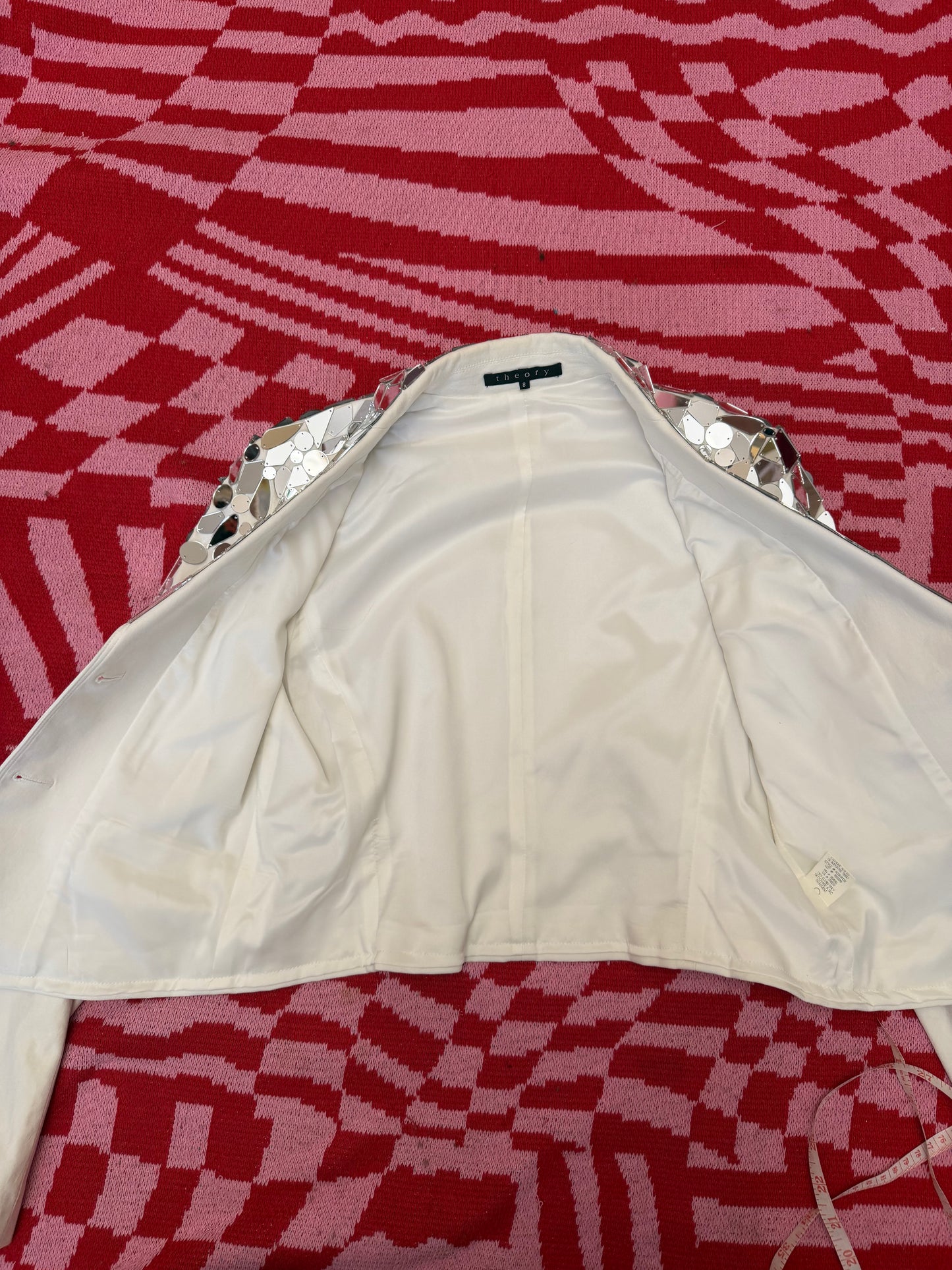 Cyndi Lauper's Custom One-of-a-Kind Theory Mirrored Jacket