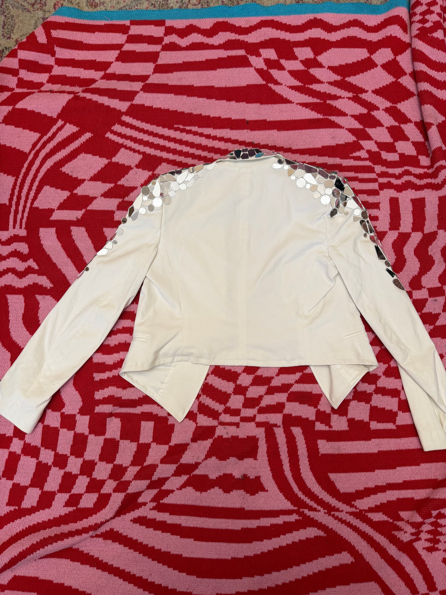 Cyndi Lauper's Custom One-of-a-Kind Theory Mirrored Jacket