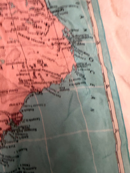 Cyndi Lauper's Vintage Australian Map Scarf