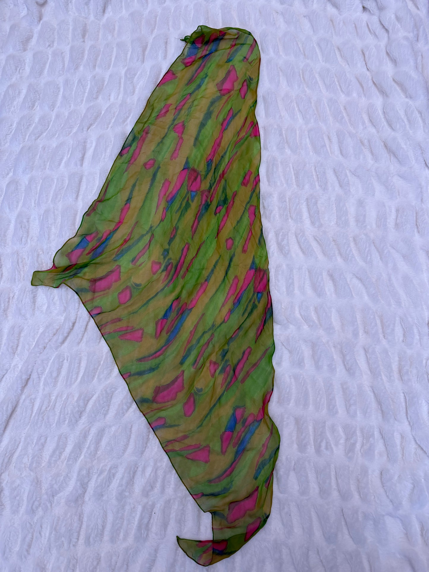 Cyndi Lauper's Vintage Watermelon Swirl Scarf