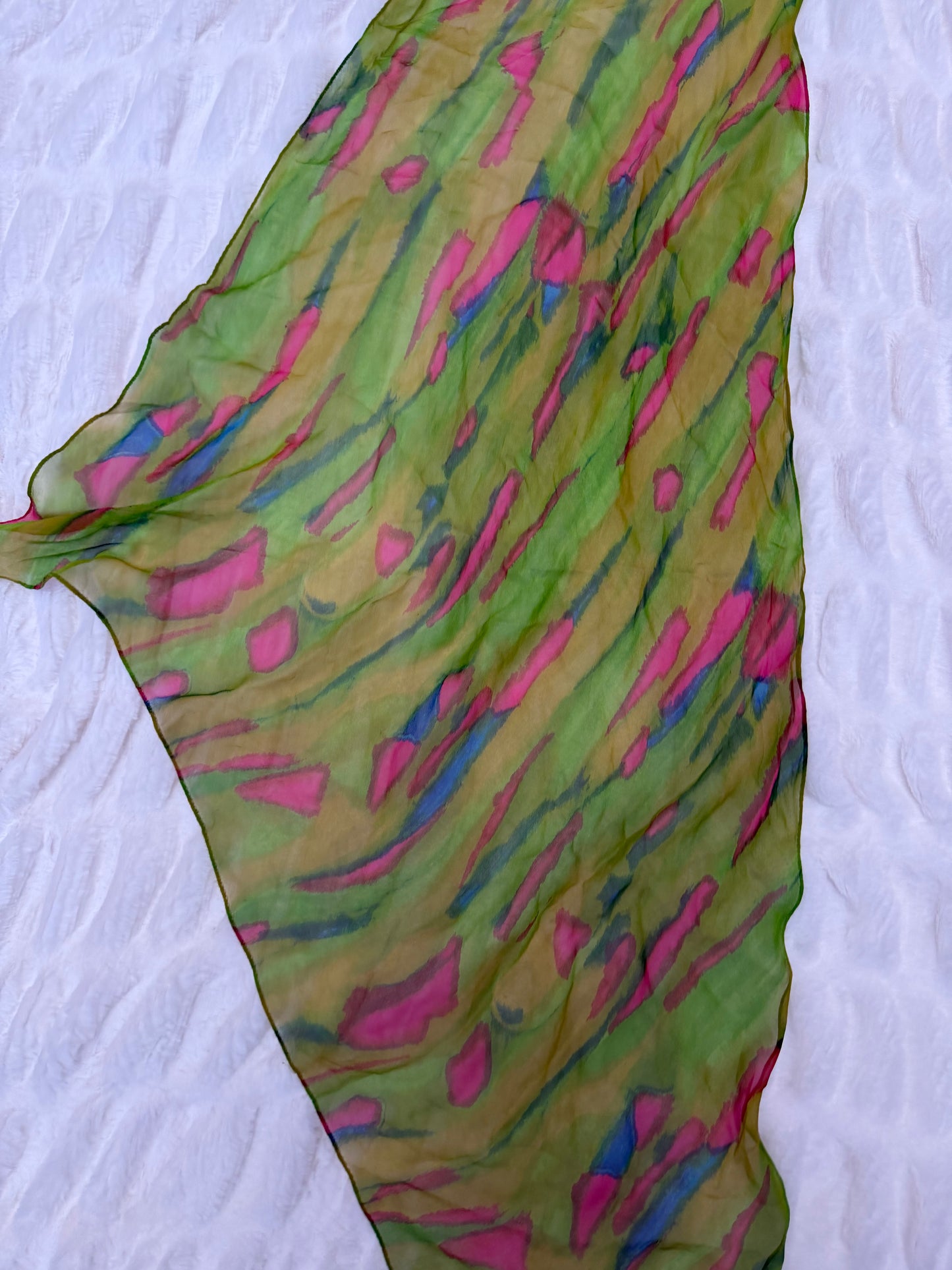 Cyndi Lauper's Vintage Watermelon Swirl Scarf