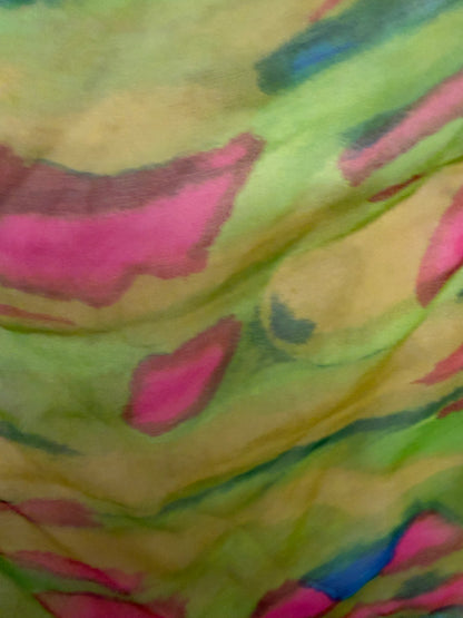 Cyndi Lauper's Vintage Watermelon Swirl Scarf