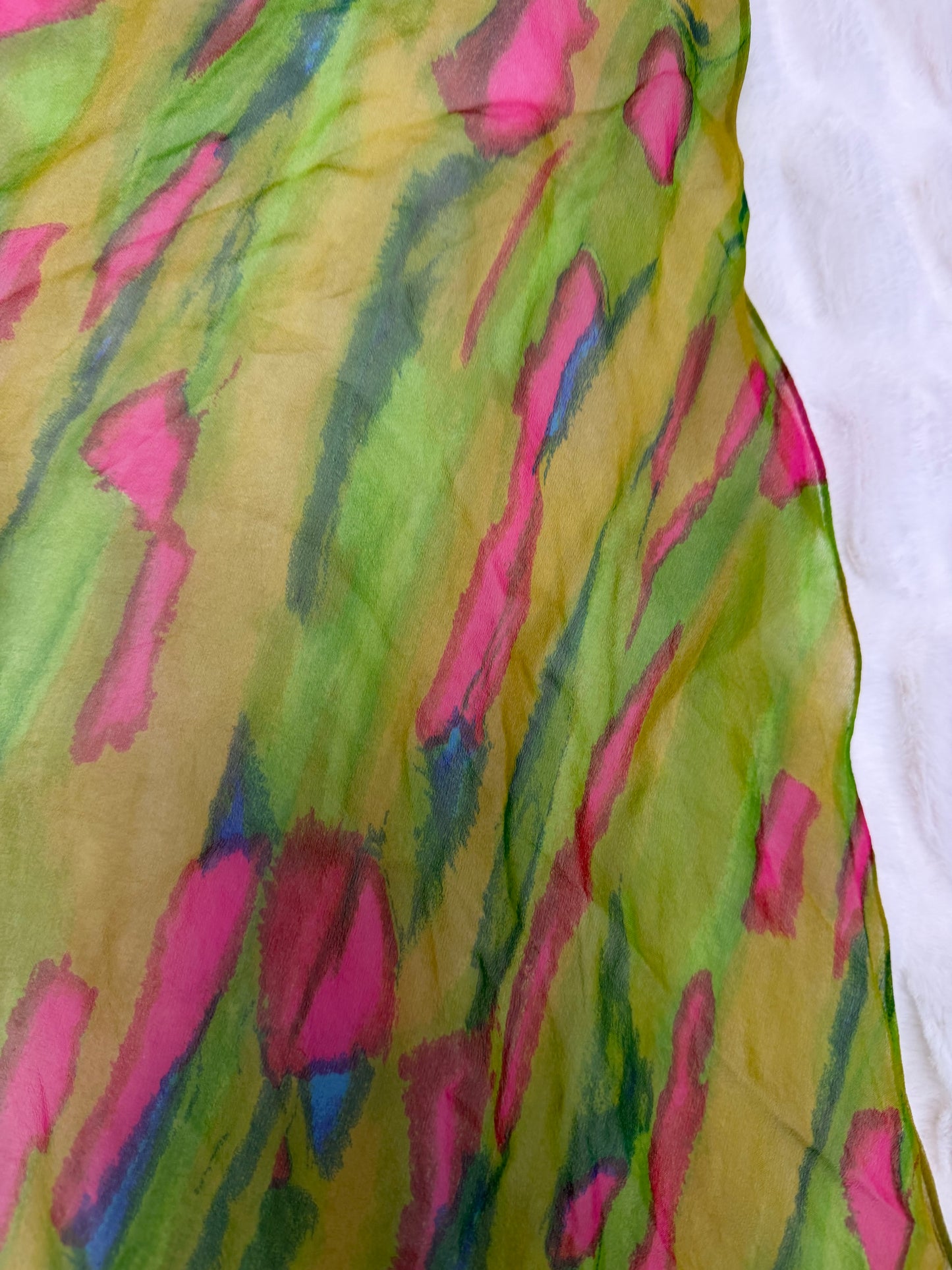 Cyndi Lauper's Vintage Watermelon Swirl Scarf