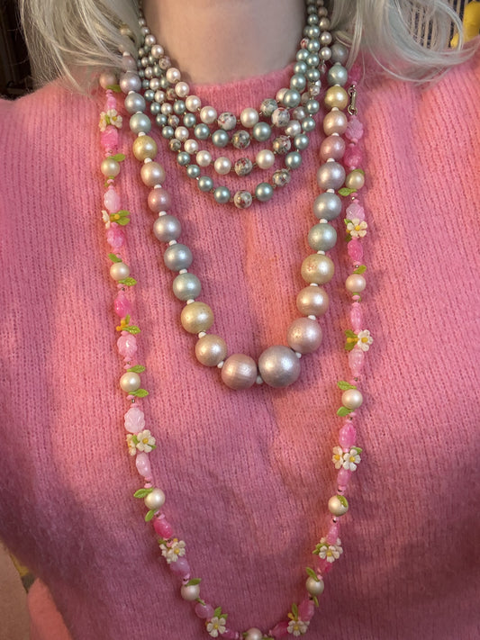 Vintage Flower Fairy Necklace