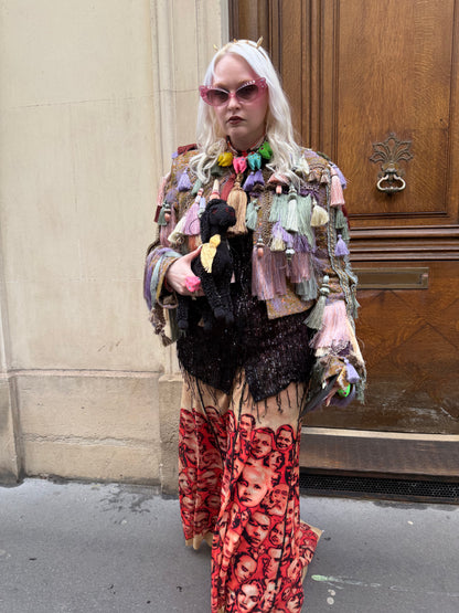 Rainbow Tooth Pearl Necklace