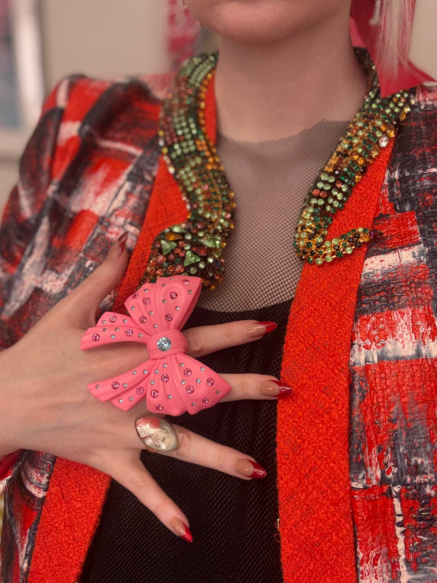 Iris Apfel's Hanna Bernhard Paris Monumental Snake Necklace