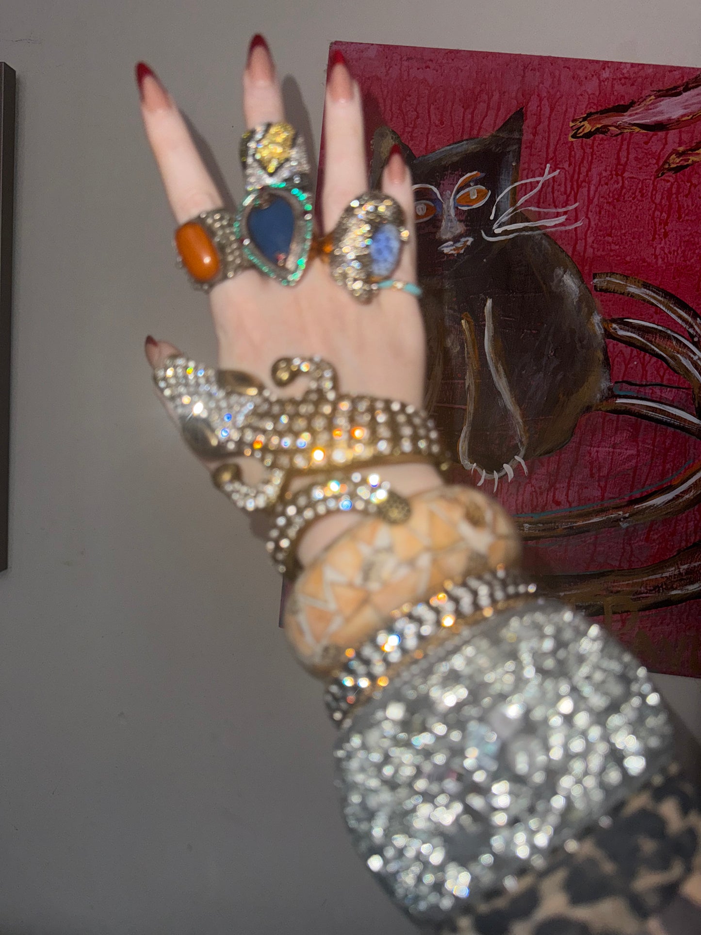 Iris Apfel's Enamel Pinky Ring