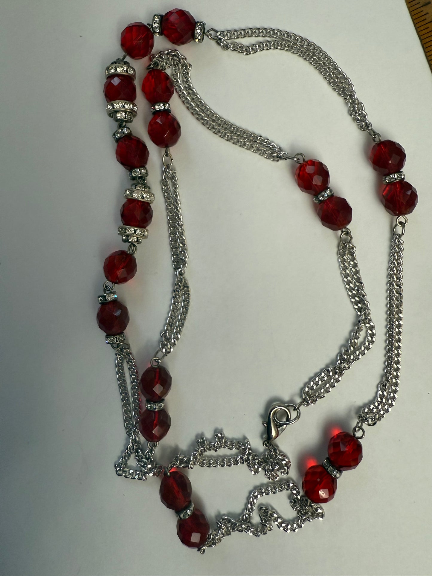 Iris Apfel's Cherry Pie Crystal Station Necklace