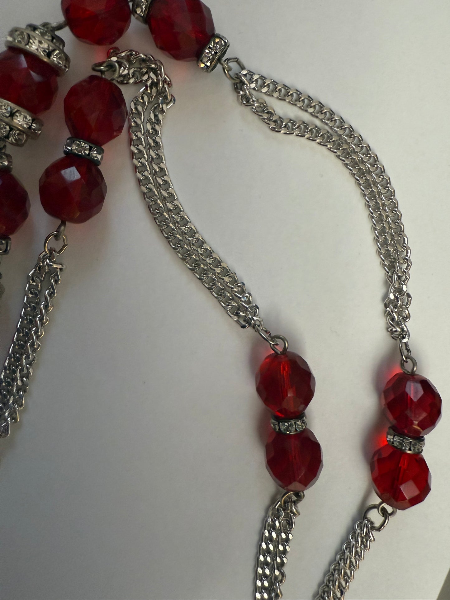 Iris Apfel's Cherry Pie Crystal Station Necklace
