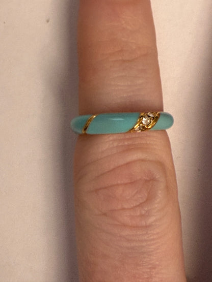 Iris Apfel's Enamel Pinky Ring