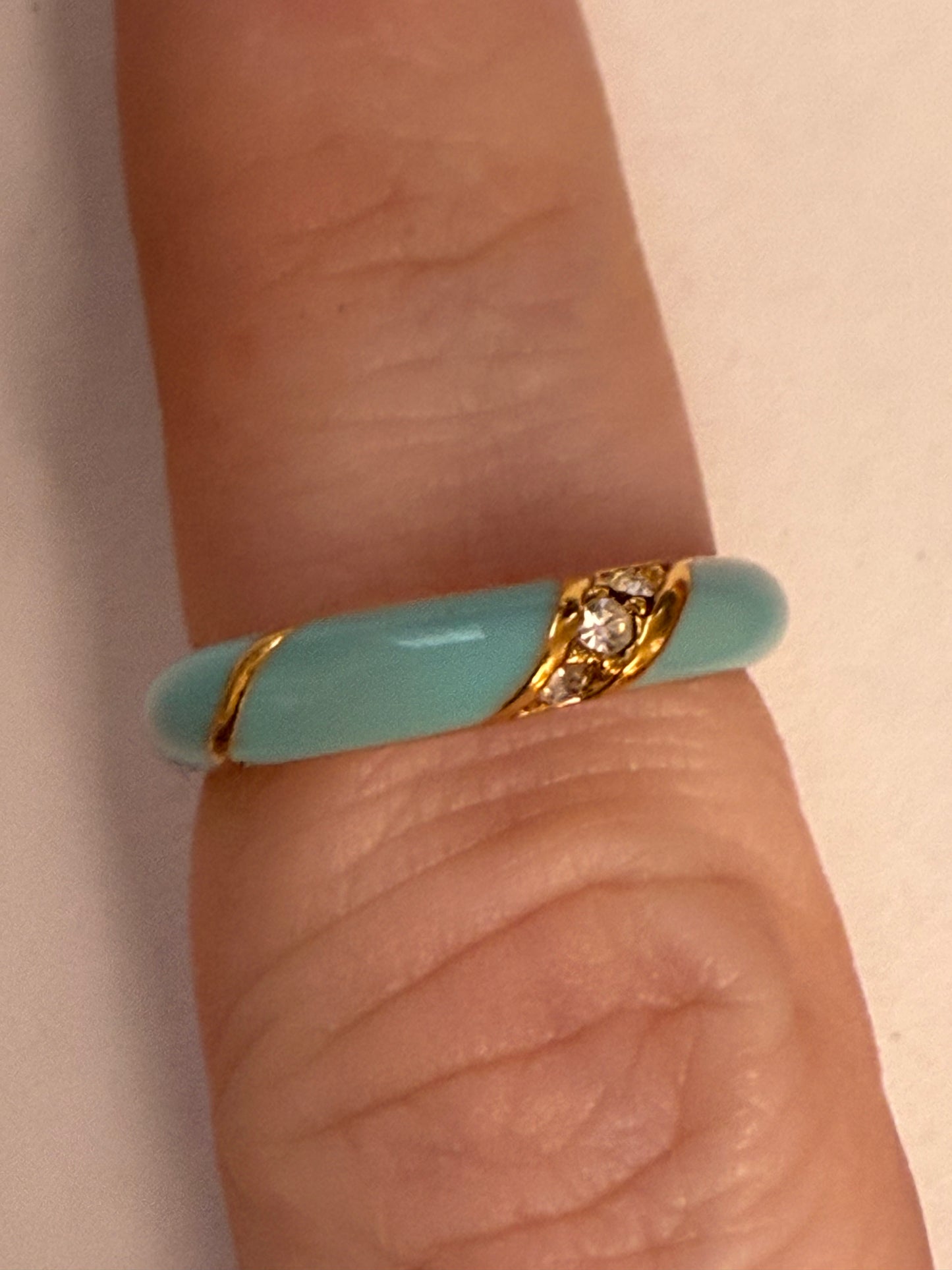 Iris Apfel's Enamel Pinky Ring