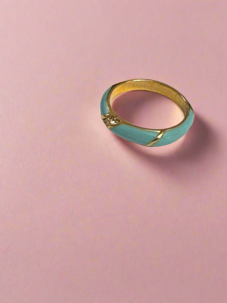 Iris Apfel's Enamel Pinky Ring