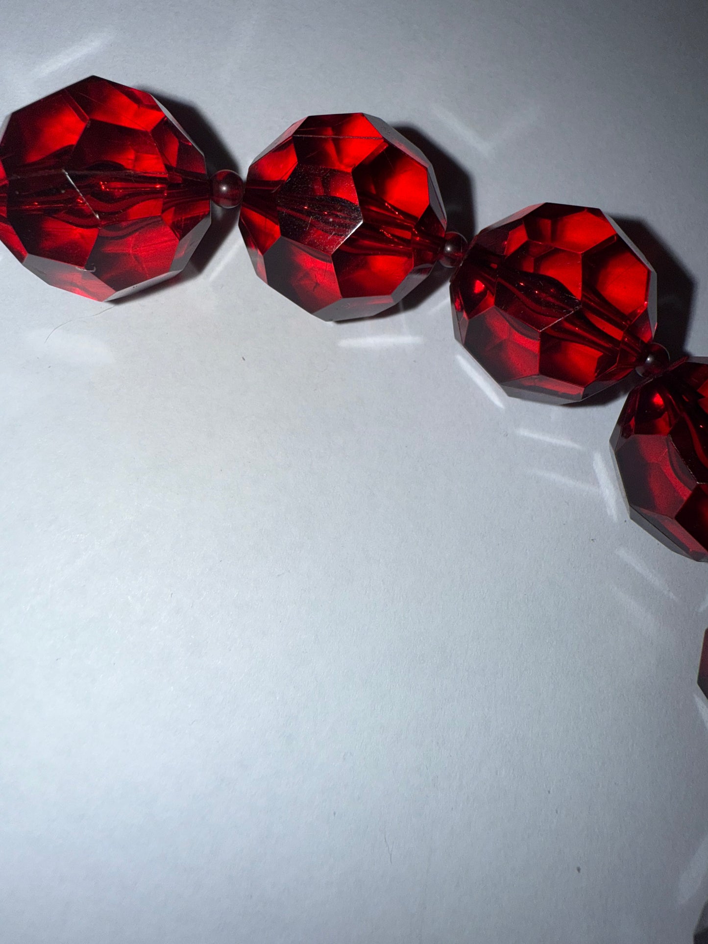 Iris Apfel's Cherry Pie Jumbo Chunky Choker Necklace