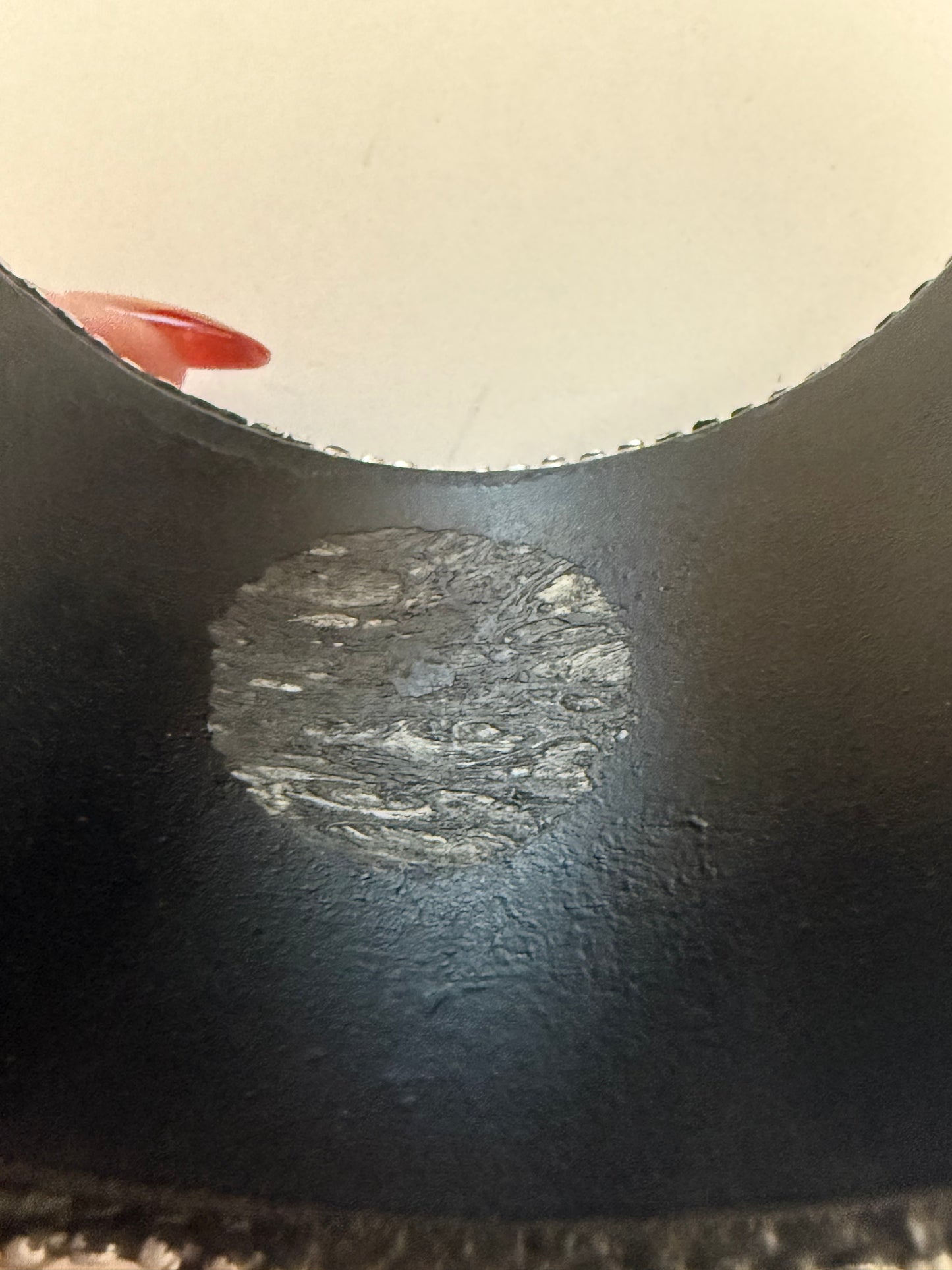 Iris Apfel's Highly Documented Vintage Massive Mirrored Ebony Bangle