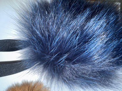 Iris Apfel's Vintage Pologeorgis Fur Puffs Bag Charm