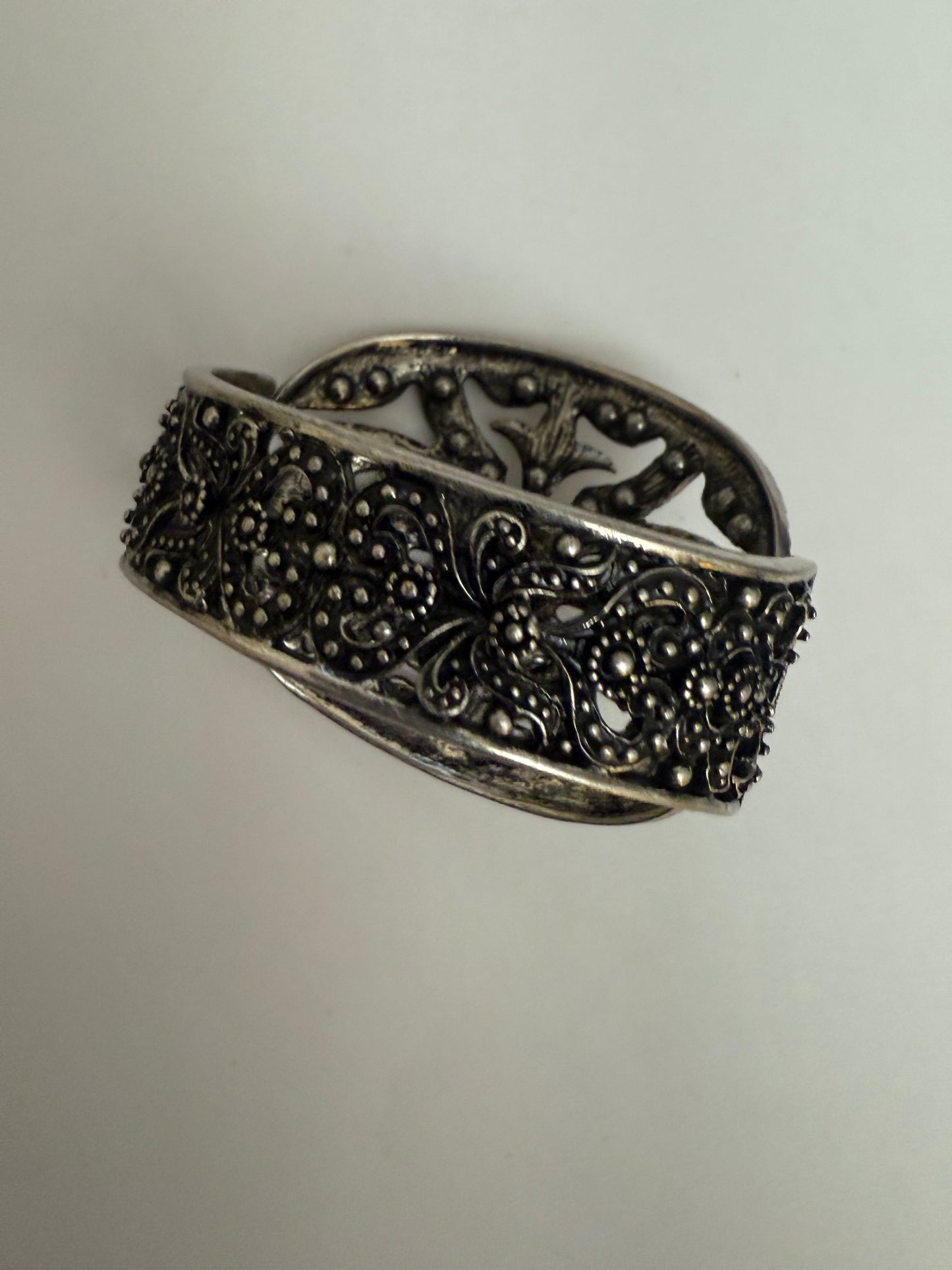 Iris Apfel's Chunky Vintage Rhinestone Crystal Cuff