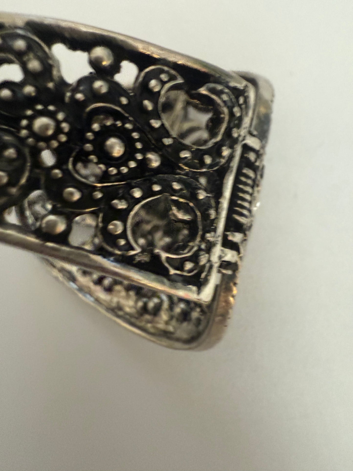 Iris Apfel's Chunky Vintage Rhinestone Crystal Cuff