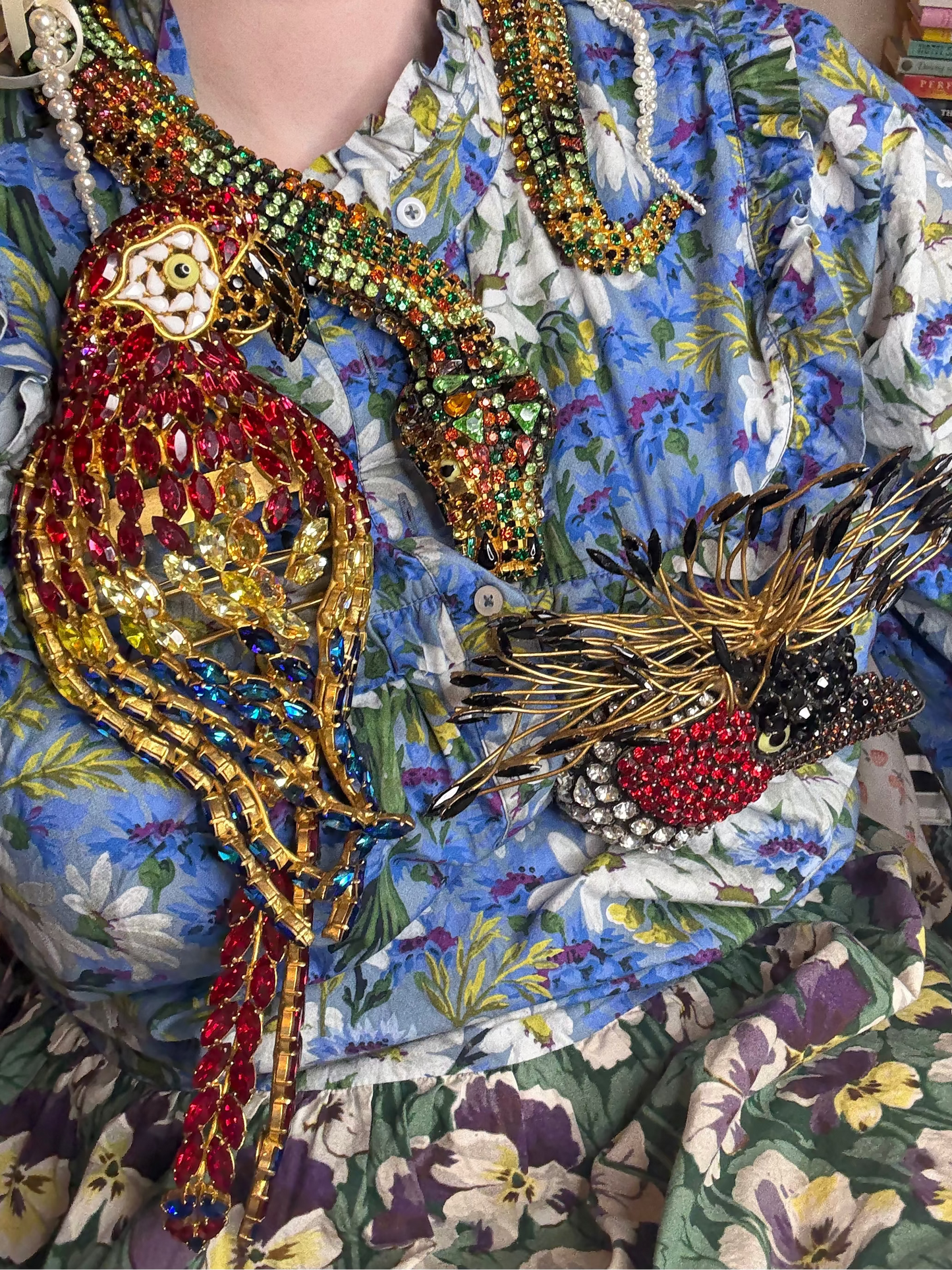 Iris Apfel's Hanna Bernhard Paris Monumental Snake Necklace