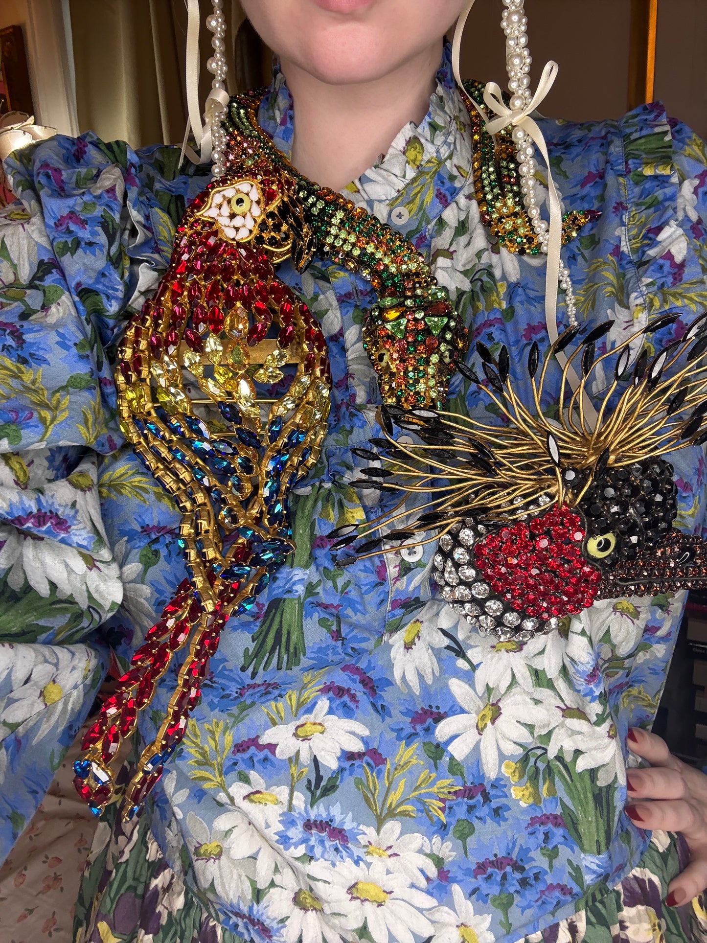 Iris Apfel's Hanna Bernhard Paris Monumental Snake Necklace