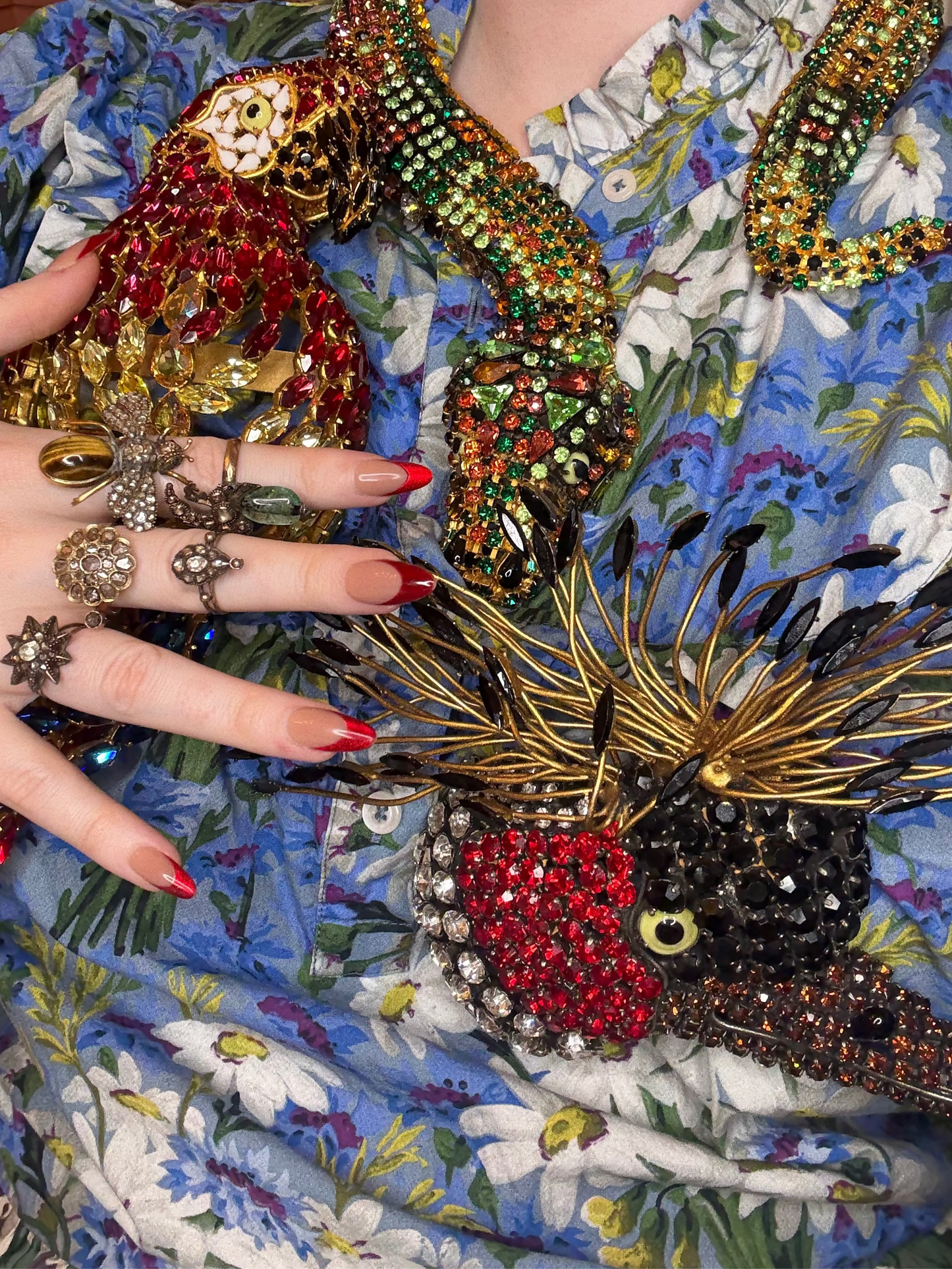 Iris Apfel's Hanna Bernhard Paris Monumental Snake Necklace