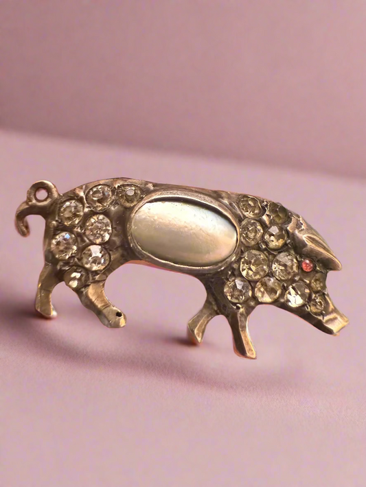 Iris Apfel's Antique Victorian Pig Ring