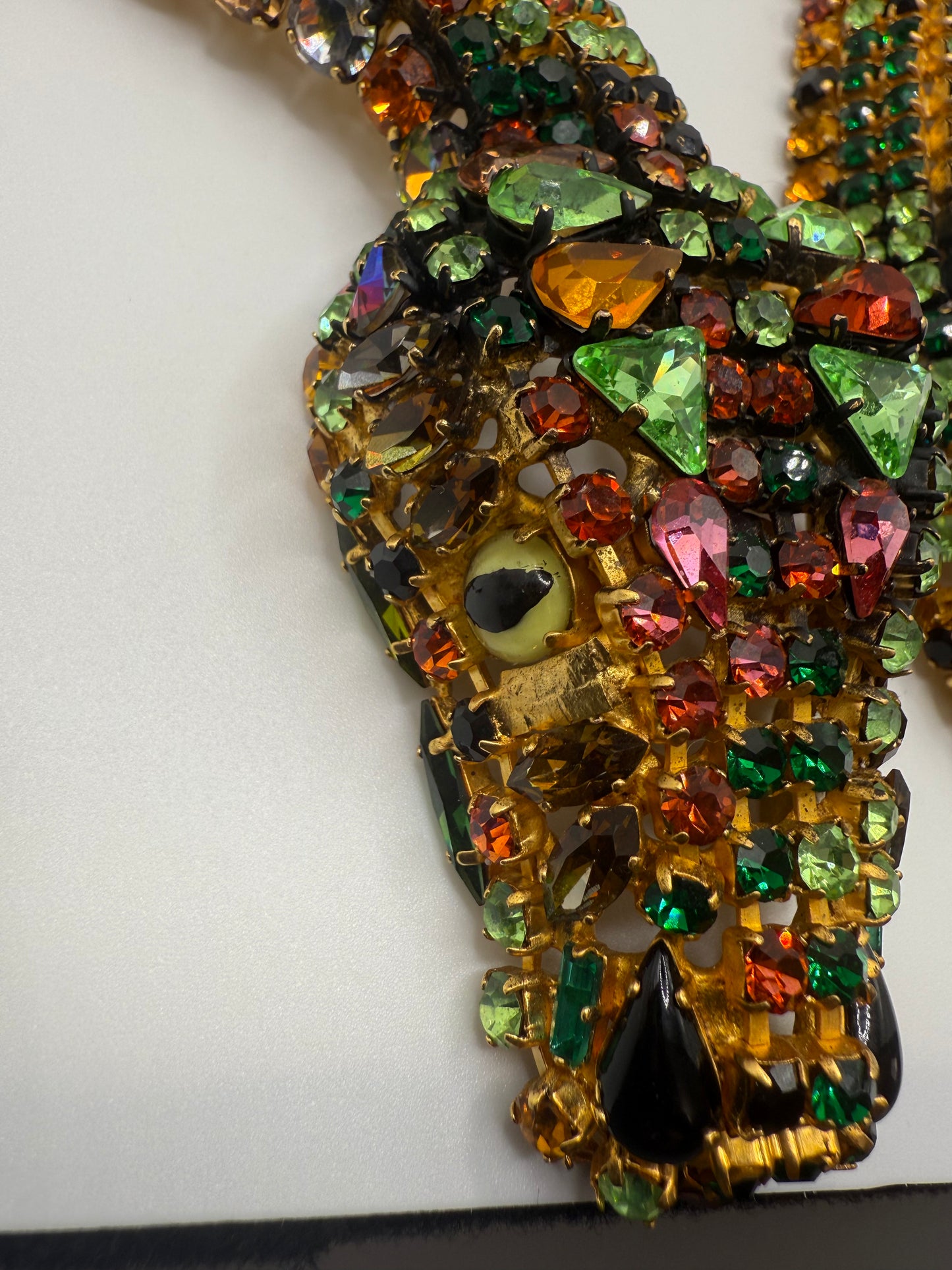 Iris Apfel's Hanna Bernhard Paris Monumental Snake Necklace