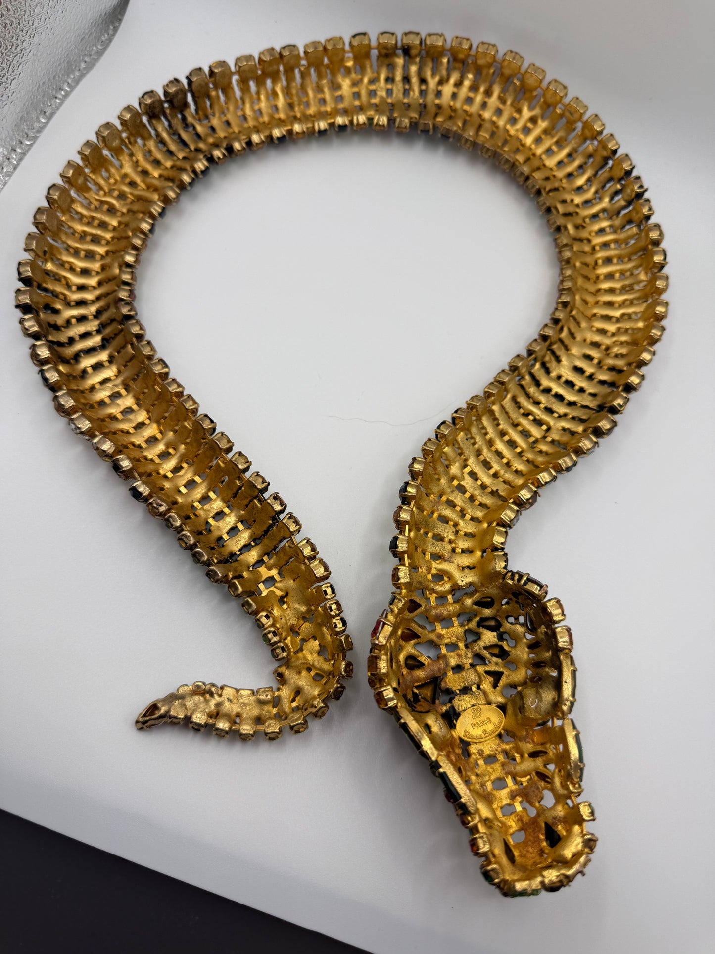 Iris Apfel's Hanna Bernhard Paris Monumental Snake Necklace