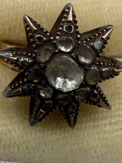 Iris Apfel's Antique Gold Diamond Lucky Star Ring