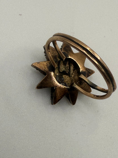 Iris Apfel's Antique Gold Diamond Lucky Star Ring