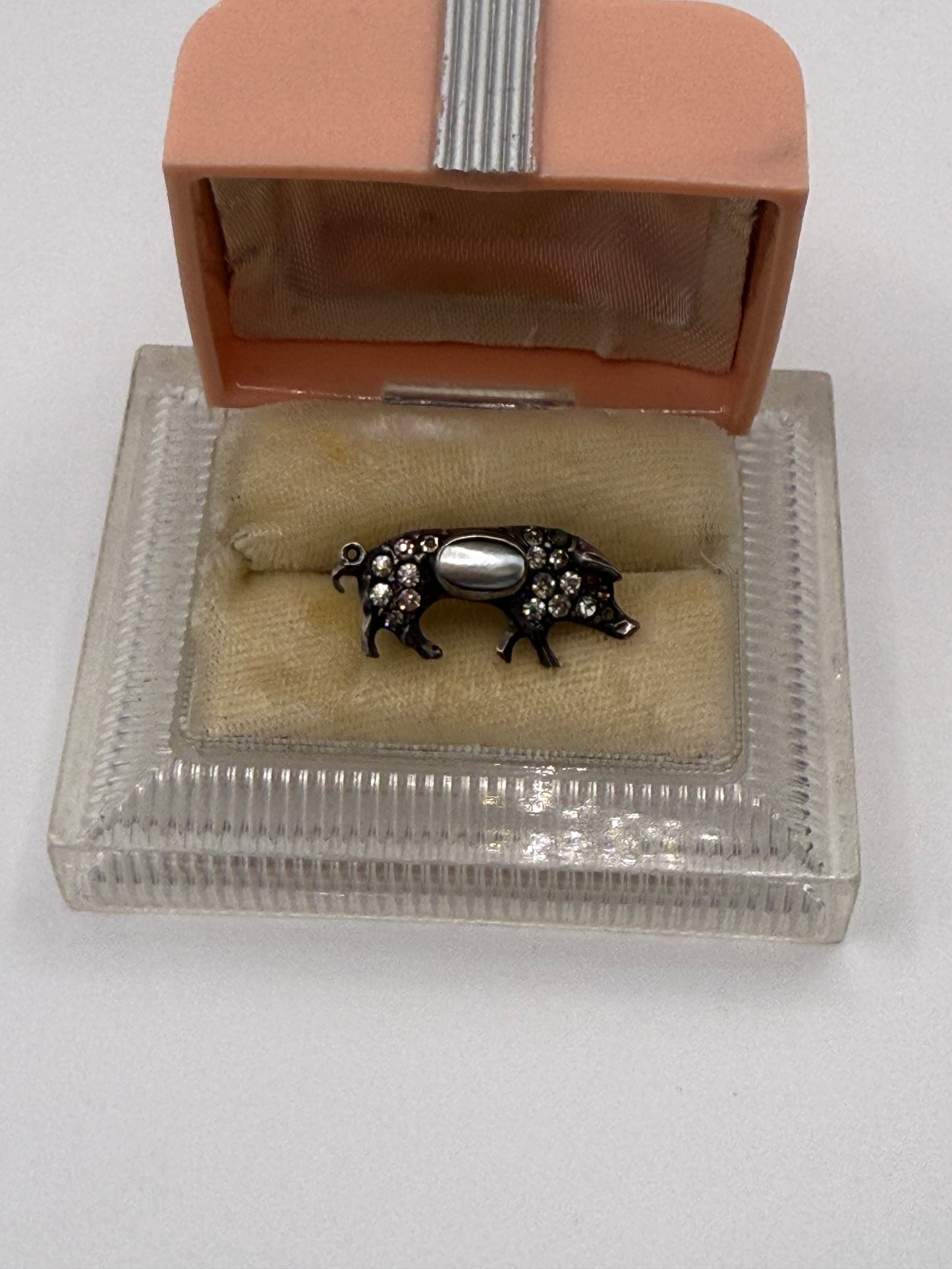 Iris Apfel's Antique Silver Victorian Pig Ring