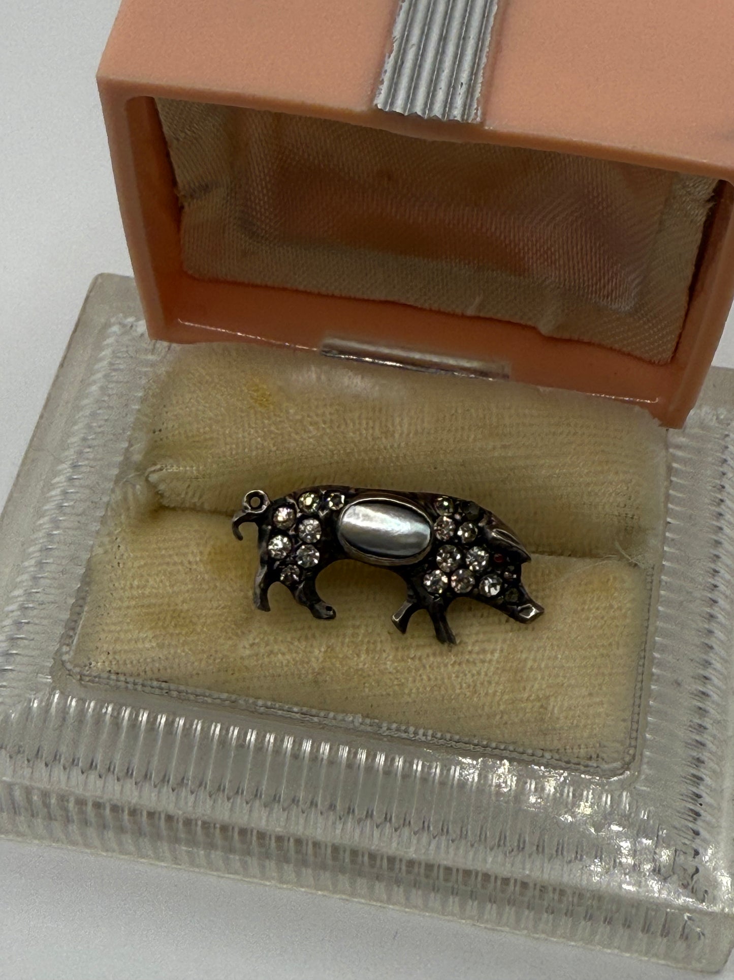 Iris Apfel's Antique Silver Victorian Pig Ring