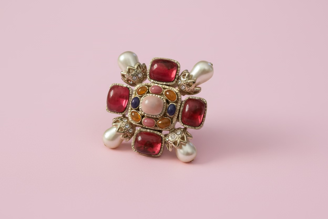 Fall 2008 Chanel Gripoix Byzantine Ring