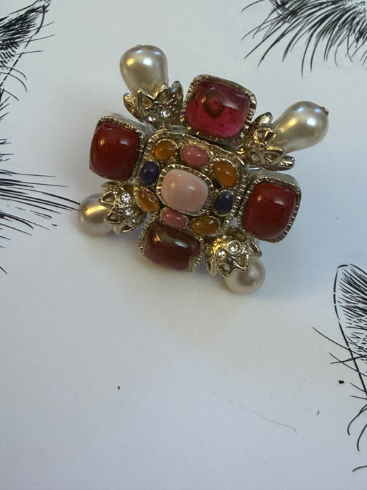 Fall 2008 Chanel Gripoix Byzantine Ring