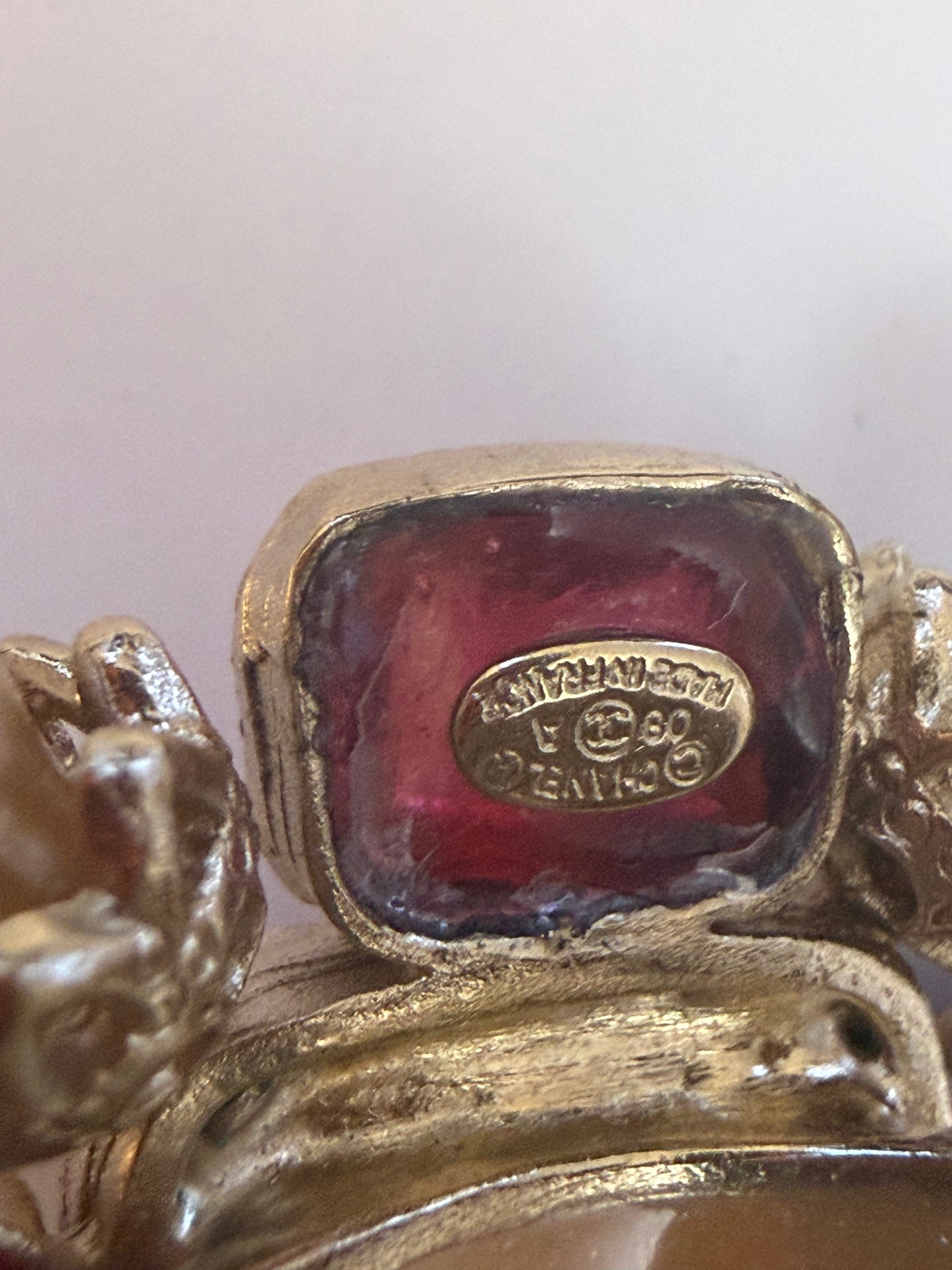 Fall 2008 Chanel Gripoix Byzantine Ring