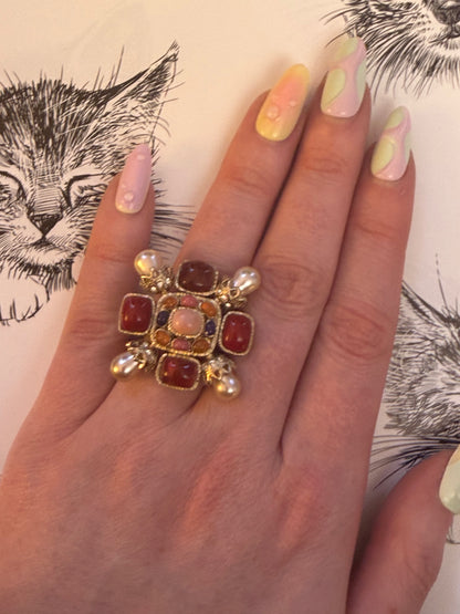 Fall 2008 Chanel Gripoix Byzantine Ring