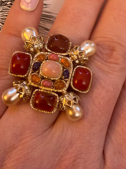 Fall 2008 Chanel Gripoix Byzantine Ring