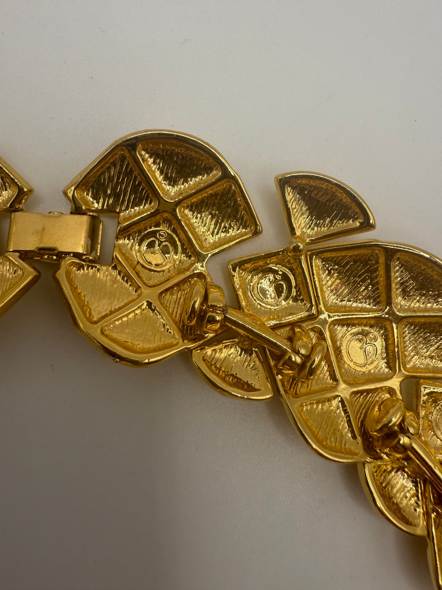 Vintage Jumbo Gold St. John Collar Necklace