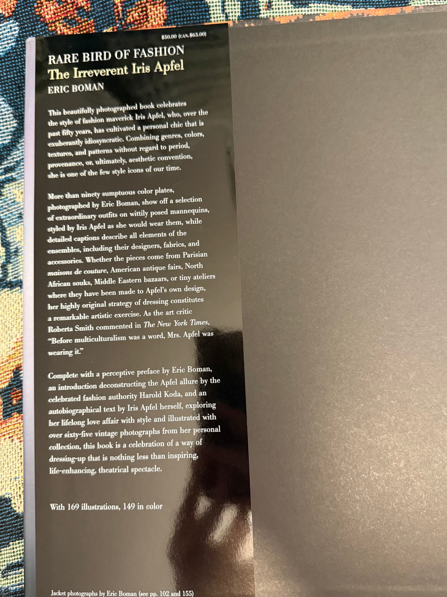 Iris Apfel's Personal Rare Bird of Fashion: The Irreverent Iris Apfel Book