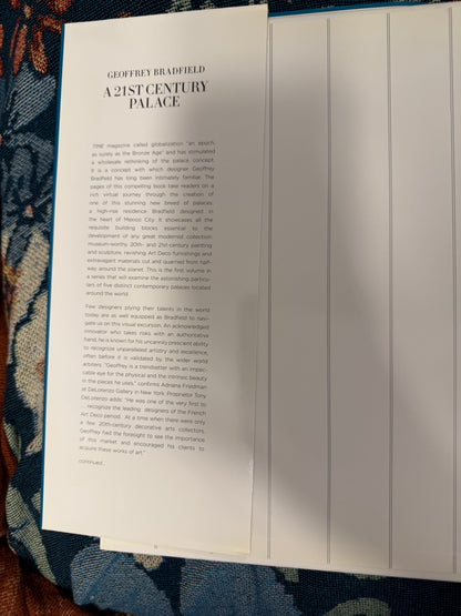 Iris Apfel's Personal Inscribed A 21st Century Palace Book