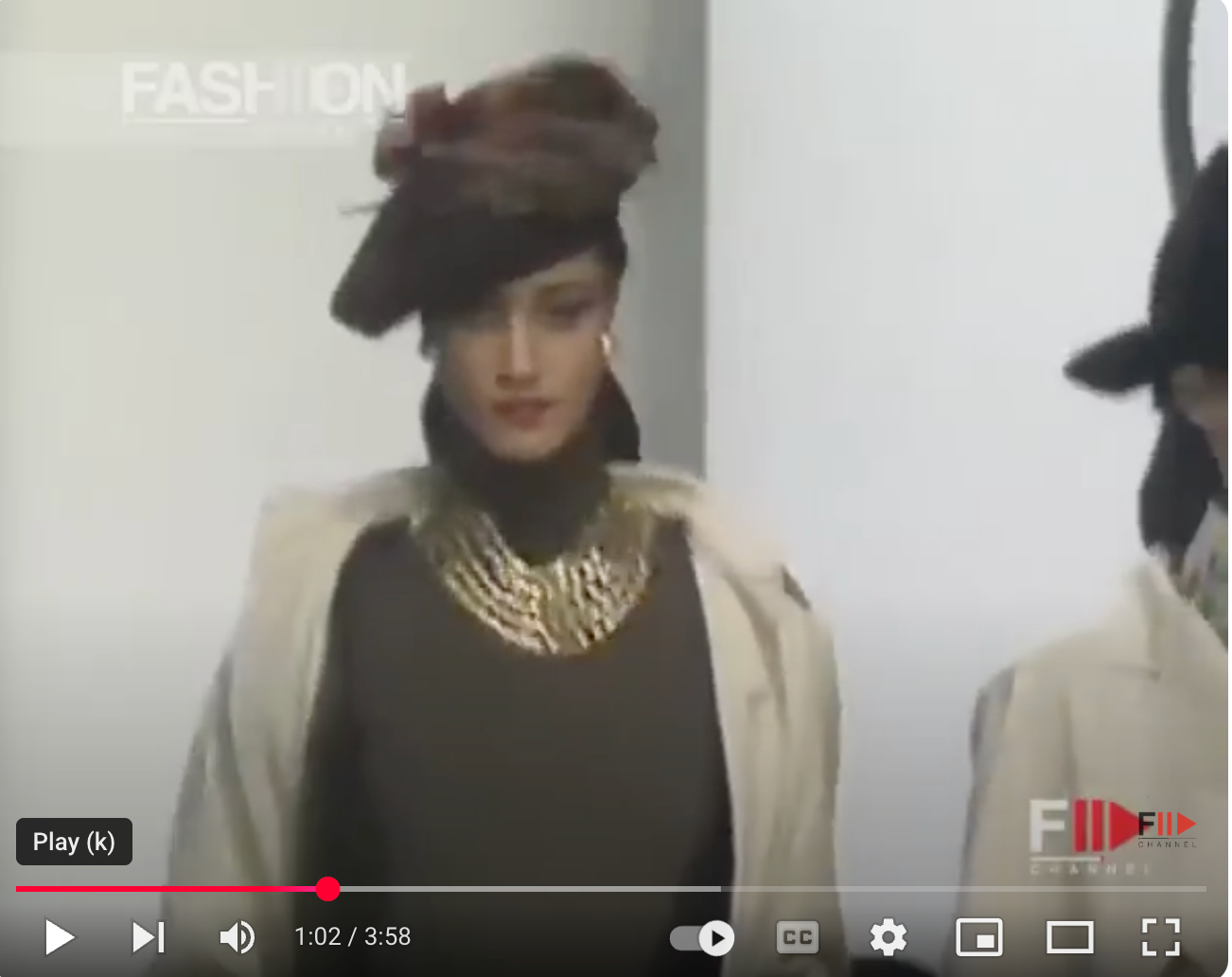 Vintage Chanel Runway Chunky 5-Strand Gold Chain Collar Necklace