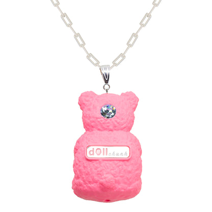 Bubble Gummy Bear Heart Charm Mood Pendant