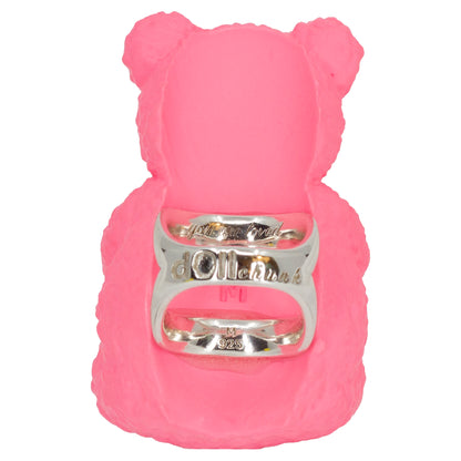 Bubble Gummy Bear Heart Charm Mood Ring