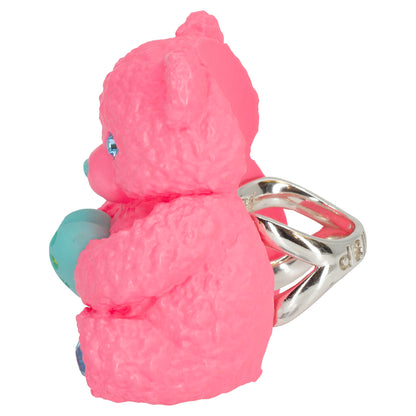 Bubble Gummy Bear Heart Charm Mood Ring