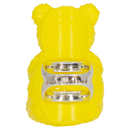 Butter Bear Heart Charm Mood Ring